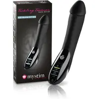 Mystim Tickling Truman - vibromasseur électrostimulation - silicone noir