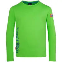 TROLLKIDS Stavanger Xt Long Sleeve T-shirt Vert 164 cm Enfants
