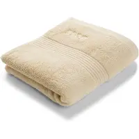 BOSS Serviette de toilette en coton avec logo brodé