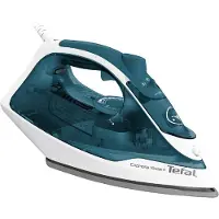 Tefal FV2839E0 Fer à repasser à sec & vapeur Semelle Cerilium 2400 W Bleu - Blanc (FV2839E0)
