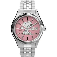 Timex Montre à affichage analogique argent