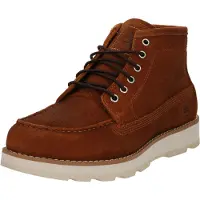 Timberland pour homme. TB0A6CEPEIZ1 Britton Mills Chukka Leather Ankle Boots marron (45.5), Cuir, Plat, Lacets, Casuel, De plein air