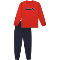 Schiesser Pyjama bleu marine / rouge