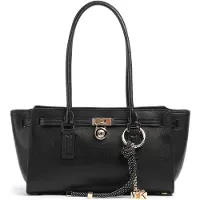 Michael Kors pour femme. 30F5GNXT0L Sac à main en cuir Hamilton noir (OSFA), Casuel