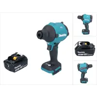 Makita DAS180M1 Souffleur à poussière sans fil 18V Brushless + 1x Batterie 4,0Ah - sans chargeur