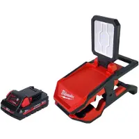 Milwaukee M18 PAL2-301 Lampe sans fil 18 V 2000 lm IP20 + 1x batterie 3,0 Ah - sans chargeur (2000 lm)