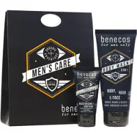 Benecos Coffret Edition Limitée Soins Homme Gel Douche 3en1 et Baume Visage Après-Rasage