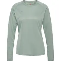 Newline nwlBEAT W T-SHIRT L/S - GREEN MILIEU - 2XL