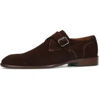 Manfield Chaussure basse chocolat