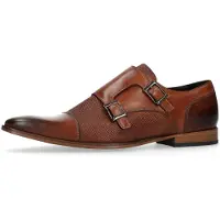 Manfield Chaussure basse cognac