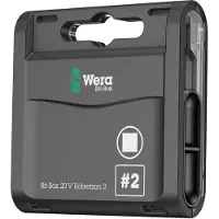Wera Bit-Box 20 V carré intérieur, taille 25 mm, 20 pièces