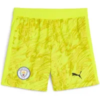 Puma Pantalon de sport 'Manchester City 25/26' jaune / citron / noir / blanc