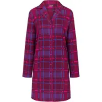 Triumph Chemise de nuit 'Boyfriend' bleu / lie de vin / violet rouge