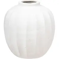 Atmosphera Vase Amia, 28 cm, white