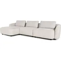 Ebuy24 Bergen canapé 2 places gauche beige.