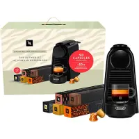 De'Longhi Nespresso Essenza Mini Bundle Noir En85.b – Machine À Café Capsules - Design Compact 19 Bars