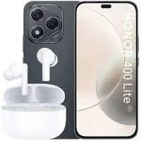 Honor 400 Lite Noir + Earbuds X7 Blanc