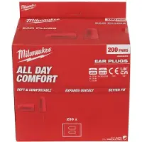 Milwaukee Ausų kištukai 200 porų (200x)
