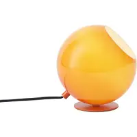 QAZQA Lampe de table rétro orange avec verre - Mabel
