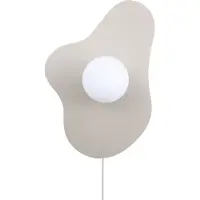 Globen Lighting Applique Murale , ILLUSION, Beige, Salon / séjour, Verre, Moderne
