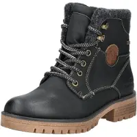 Tom Tailor Bottines à lacets marron / noir