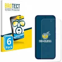 BROTECT Protection Clair (6 pcs, Google Pixel 10), Téléphone portable : film de protection, Transparent
