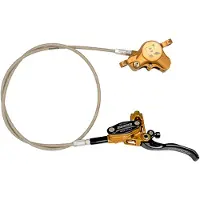 Braking Steel Disc Brake Pair Evo Kevlar/braided Hose 5 Mm Doré