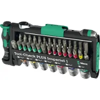 Wera Tool-Check Plus 1 Imperial 5049060001 set d'embout et capuchon