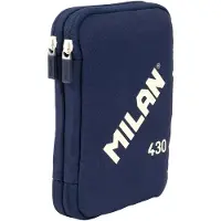 Milan Trousse à crayons à deux compartiments 430 Depuis 1918 Bleu Homme Bleu One Size