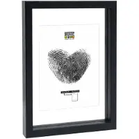Deknudt Frames Deknudt Cadre photo avec bord en bois noir - effet de suspension 20x30 cm