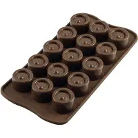 Silikomart Scg04 Vertigo Silicone Mould, Moule à gâteau, Marron
