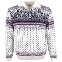 Kama Lykke, sweater, blanc