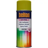 Belton Peinture aérosol RAL 1018 Jaune zinc brillant 400ML SPECTRAL