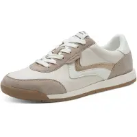 Tamaris Baskets basses beige foncé / bronze / blanc