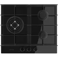 Cecotec Bolero Squad G 3400f Gas Hob 58 Cm Noir One Size / EU Plug 220V