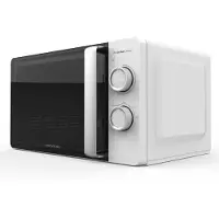 Cecotec Micro-ondes Proclean 3010, capacité 20 litres, modèle plat. Puissance de 700W, design compact, intérieur en céramique, fonction de décongélation