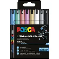 Posca Marqueurs Magiques - PC-1 m - 8 pces - Métallique Couleurs - - UneTaille - Marqueur