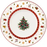 Villeroy & Boch Toy's Delight Specials, Assiettes, Multicolore, Rouge, Blanc