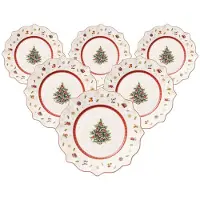 Villeroy & Boch Assiette de Petit Déjeuner Villeroy & Boch Toy's Delight White (6-Pieces)
