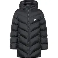 Nike Doudoune ample mi-longue Therma-FIT All Day Play pour ado - Noir | Taille