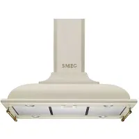 Smeg Hotte Décorative Kci19poe 90 Cm