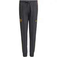 Adidas Originals Pantalon 'Manchester United Terrace Icons' jaune d'or / noir