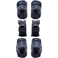 K2 Prime Pad Set, set de protections, femmes, noir