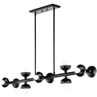 Kichler Elstead Palta Pendelleuchte E14 10-fach Satinschwarz Schwarz (E14)