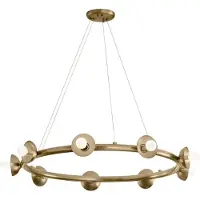 Kichler Elstead Palta Pendelleuchte E14 9-fach Champagnerbronze Champagnergold (E14)