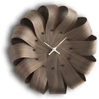 Nomon Brisa Horloge Murale Walnut | Oak | Polished Brass