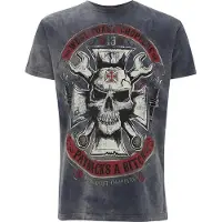 West Coast Choppers Mechanic Short Sleeve T-shirt Gris 3XL Homme