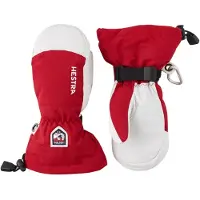 Hestra Army Leather Heli Ski Jr, gants de ski, junior, rouge
