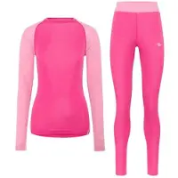 Kari Traa Kaia Long Sleeve Base Layer Set Rose XL Femme