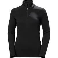 Helly Hansen Lifa Merino Midweight 1/2 Zip, femmes, noir
